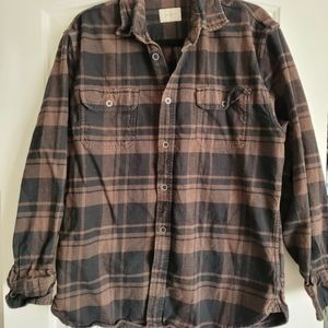 Heavy duty plaid button up